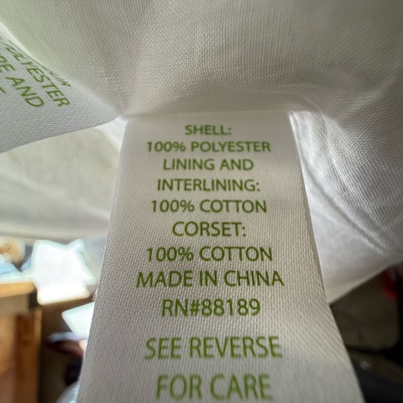 Lilly Pulitzer White Strapless Lace Dress Size 6 - Picture 7 of 12